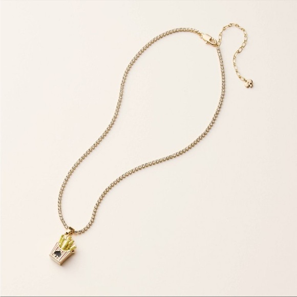 Kate spade x target beaded clutch and French fry necklace, NWT - Picture 5 of 7